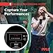 Pyle Bluetooth Karaoke PA Speaker - Indoor / Outdoor Portable Sound System with Wireless Mic, Audio Recording, Rechargeable Battery, USB / SD Reader, Stand Mount - for Party, Control - PSBT65A Black