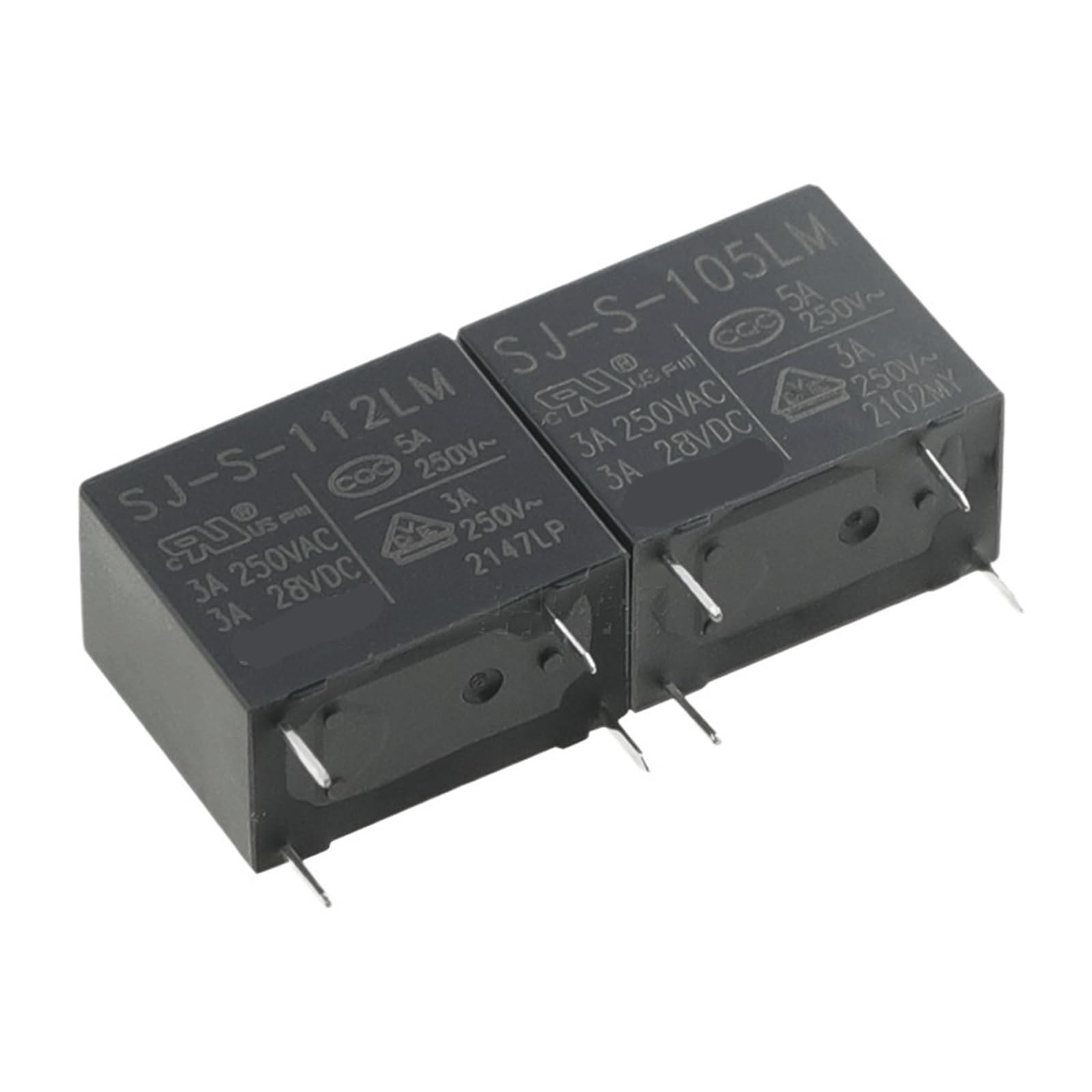 Relais SJ-S-124LM 4 broches 5A pour réparer une panne de carte électronique