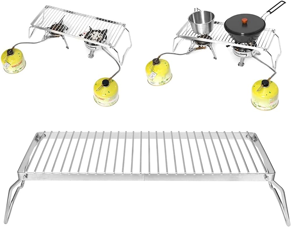BBQ Grill, Portable Folding Campfire Grill, Picnic BBQ Camping