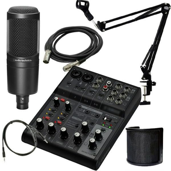 Amazon.co.jp: YAMAHA ミキサー AG06MK2 B(黒) + コンデンサーマイク