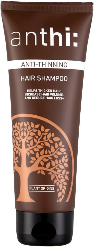 anthi: Anti-Hair Thinning Shampoo, Hair Thickening and Volume boosting, Sulphate and Paraben Free, Plant-origins shampoo, 100 ml