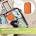 YELARXI Stuff Sack, Nylon Waterproof Storage Sacks Portable Drawstring Dry Stuff Bag Gear Organization with Toggle, 7x13Inch Fit for Backpacking Camping Traveling Hiking(Orange)