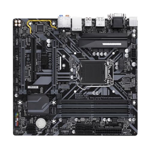 Motherboard Fit for GIGABYTE B360M D3H for 8th Gen Intel LGA 1151 with I/O Back Plate Shield - Industrial Packaged，Non-Original Packaging