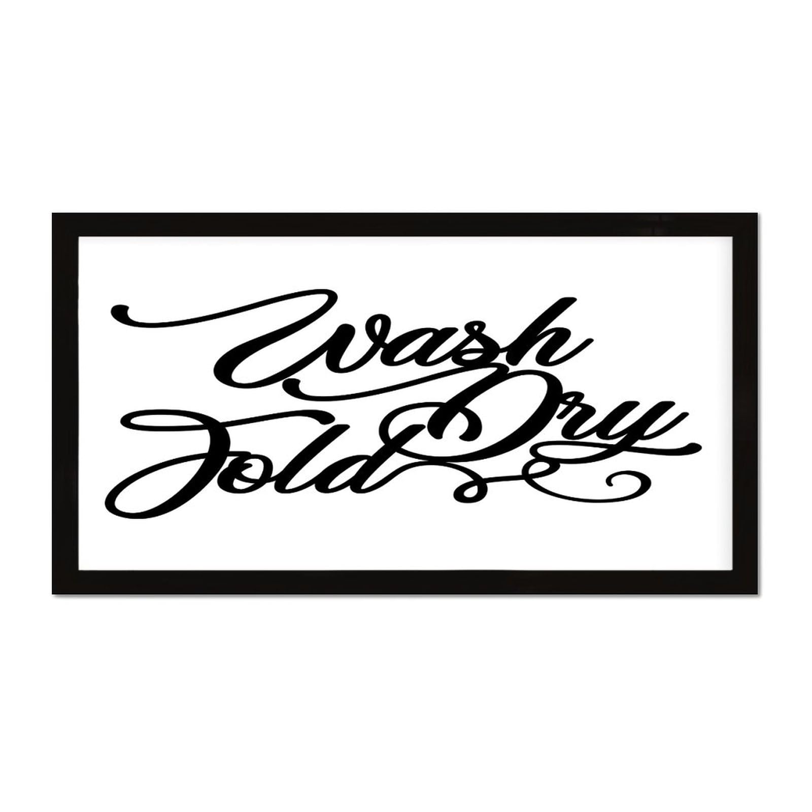 Panneau de decoration murale amusante avec cadre en bois de qualite superieure 30,5x55,9 cm