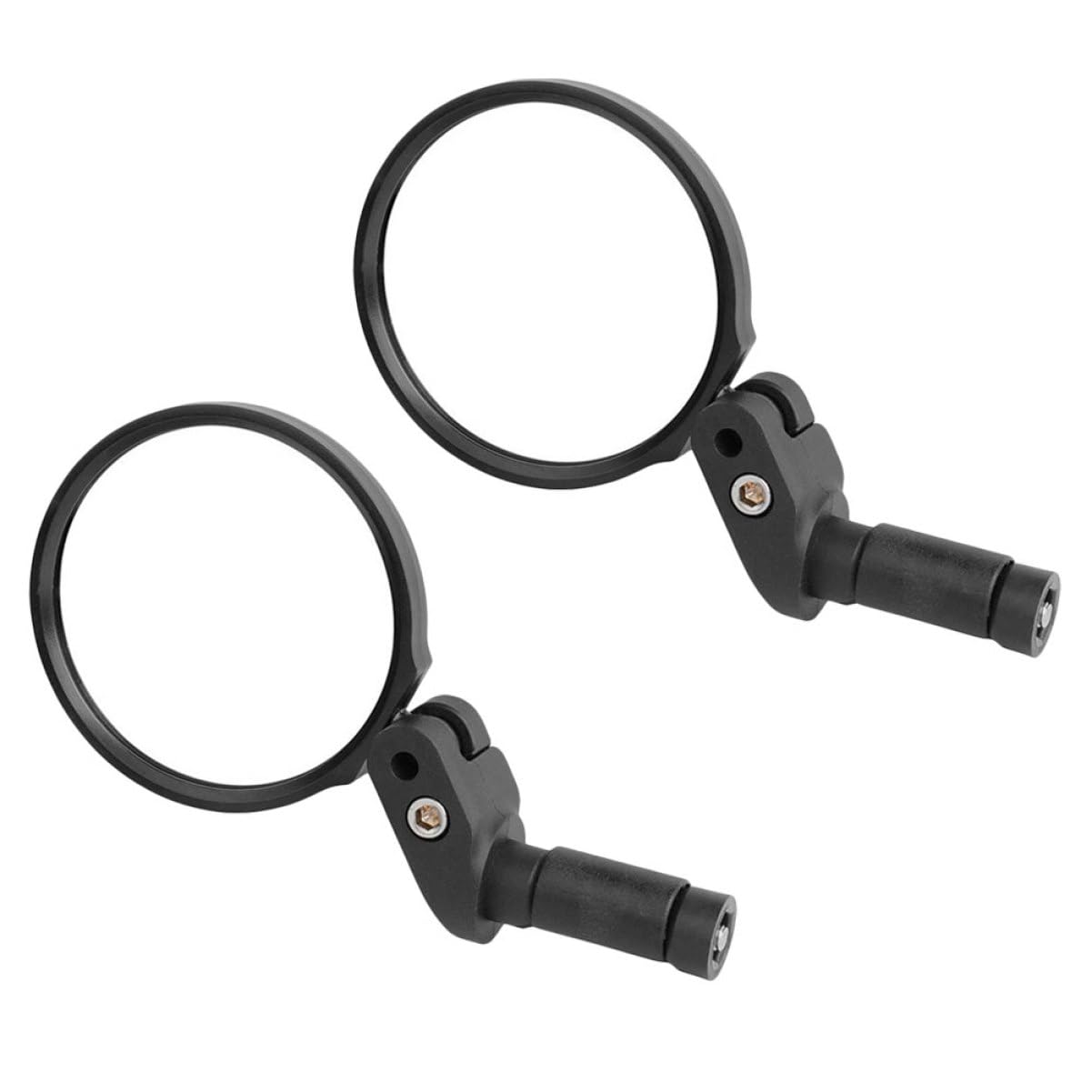 WOONEKY 2pezzi Specchietto Retrovisore Per Mountain Bike Riflettente Rotante Per Bici Regolabile Accessori Per Bicicletta