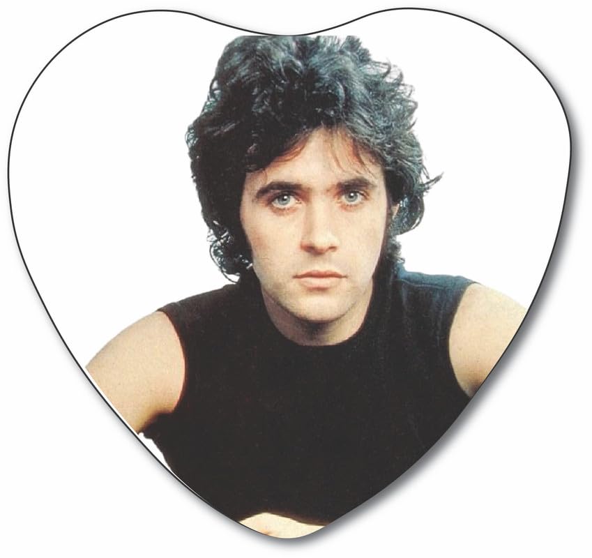 DAVID ESSEX 70'S HEART THROB - CLASSIC POSE - 58mm HEART SHAPED MAGNET