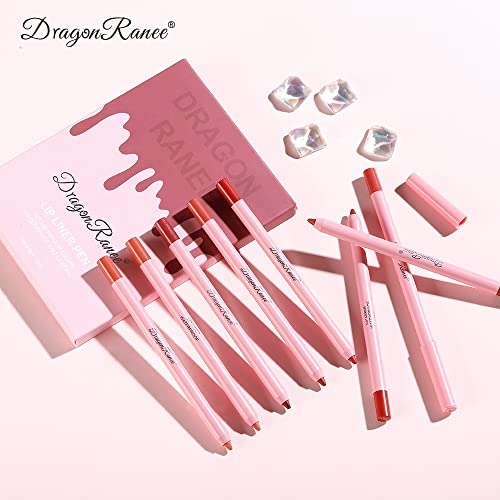 2Pcs Pink Lip Liner Pencil And Lipstick Set,Velvety Matte Creamy Lip Liner Lip Crayon Long Lasting Waterproof Lip Liner Natural Longwear Lipstick High Pigmented Lip Colors Not Fade No Smudge Lip Stain Makeup Gift Kit For Women Girls (#08) #TOP7