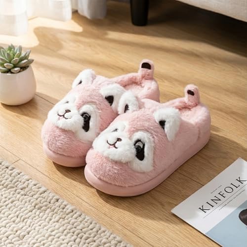 Image of VRITRAZ Women's Comfort Slip On Closed Toe Warm Winter House Clog Indoor Slipper with Cute Print and Degins