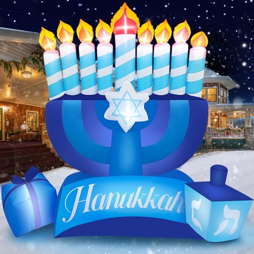 Giant Inflatable Menorah