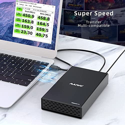 Caja Externa MAIWO para Disco SAS 2.5/3.5 con USB-C miniatura 7