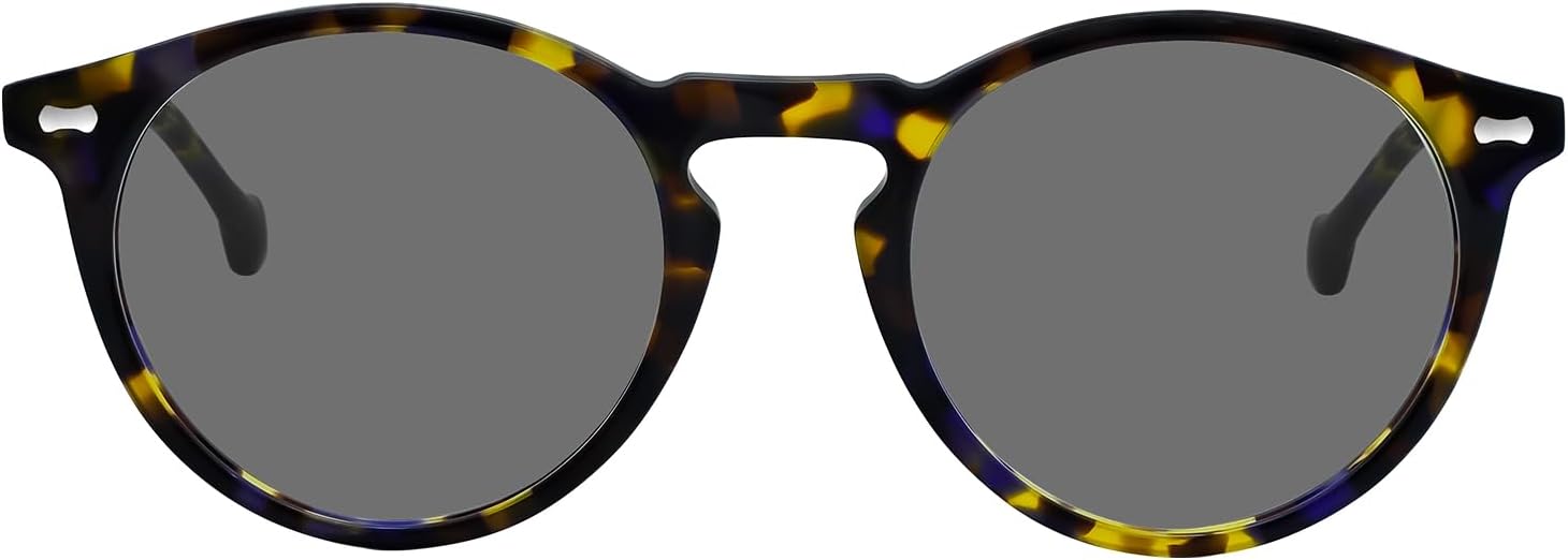 FreeFineTech Polarized Sunglasses UV400 Protection Acetate Frame Metal Vintage Round Sunglasses for Men and Women - Image 3