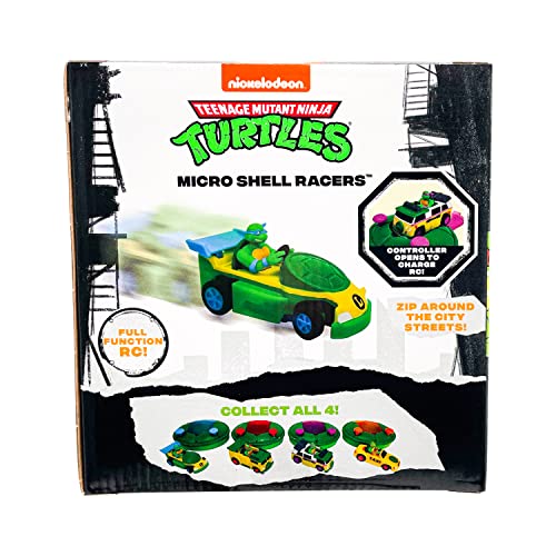 Teenage Mutant Ninja Turtles Toy, Leonardo Micro Shell Racer RC Vehicle, 2.4 GHz Turtle Half Shell Controller - Image 4