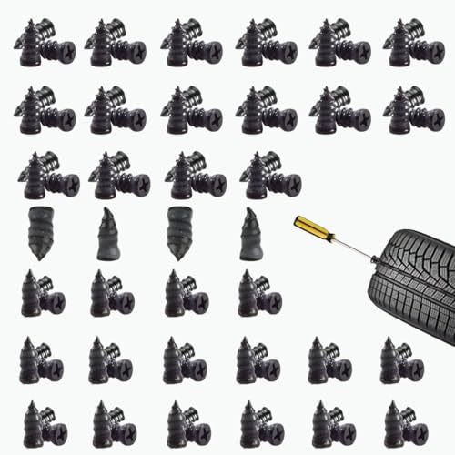 PLINNILUY 100 Pcs Quick Tire Repair Rubber Nails Kit (50