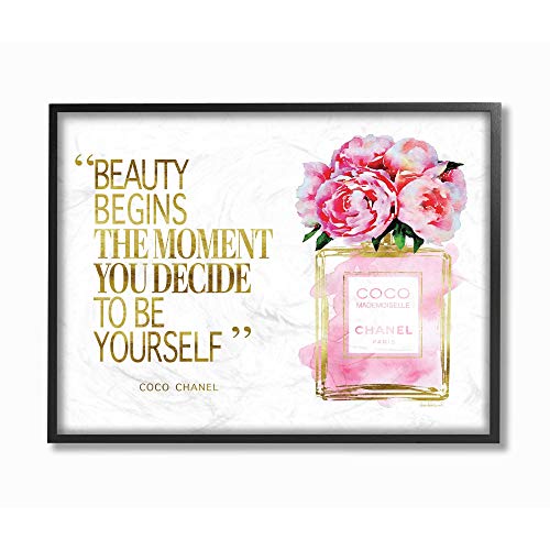 Stupell Industries Fashioner Perfume Gold Pink Watercolor Inspirational Word, Design by Artist Amanda Greenwood Wall Art, 16 x 20 Stupell Industries Fashioner Perfume Gold Pink Watercolor Inspirational Word, Design by Artist Amanda Greenwood Wall Art, 16 x 20
