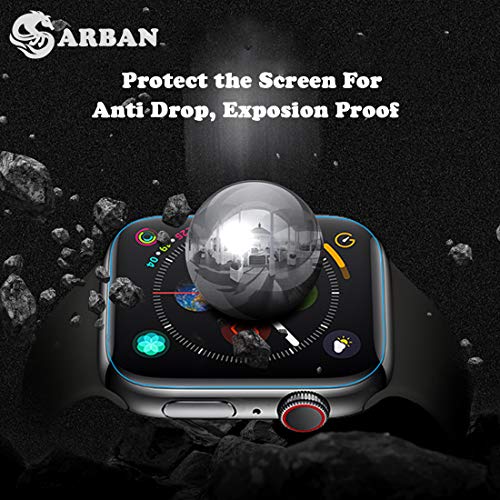 Image of ARBAN Screen Protector compatible with GOBOULT Mustang Racer 1.43 inch (Pack-3 SMARTWATCH SCREEN PROTECTOR)