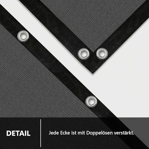 Toile imperméable rectangulaire avec filet d'ombrage résistant - 5