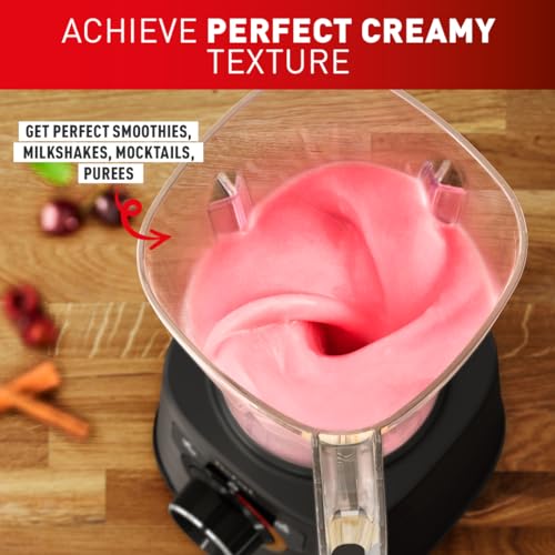 Tefal PerfectMix+ High-Speed Blender, 2L Lightweight Tritan Jar, Durable Titanium Powelix Blades, 1200W, Powerful Blending, Smoothie, Soup, Auto Clean Program, Dishwasher-Safe Parts, Black, BL88A840 - Image 4