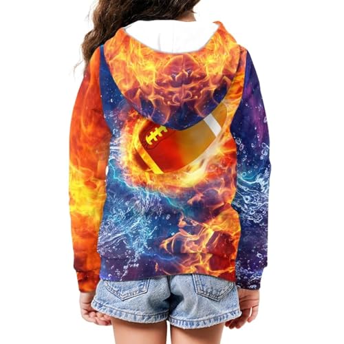 Image of Coloranimal Unisex Girls Boys Long Sleeve Casual Hoodies & Sweatshirts Tops Kids Zip Up Jacket Coat Age 6-16 Year