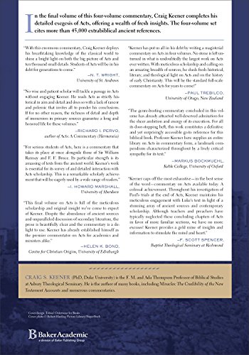 Acts: An Exegetical Commentary: (Acts 24:1-28:31, Volume 4 of a Comprehensive Cultural & Contextual Exegesis of the Acts of the Apostles) - Image 2