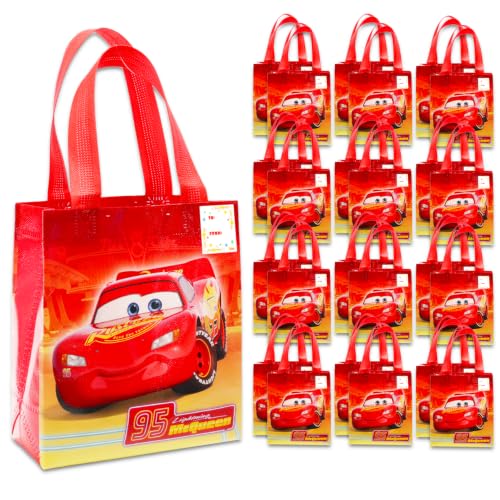 Disney Cars Party Favor Bags for Kids Birthday 24 Pack Bundle