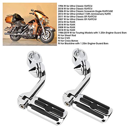 Pédales à particules colloïdales et kit montage réglable moto FLHTCU
