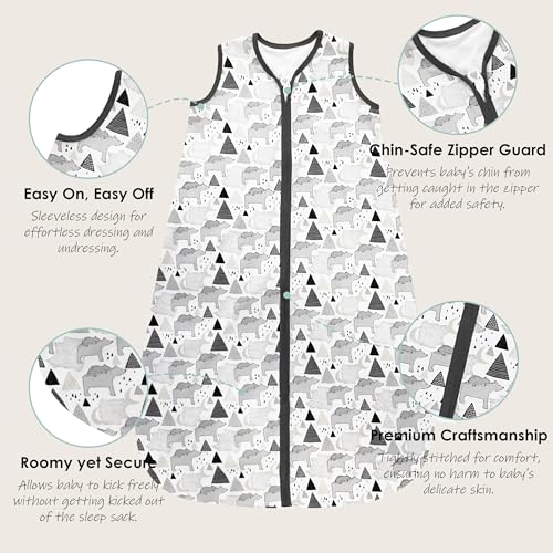 Save 68% on Cute Castle Baby Sleep Sack 3-Pack - Lightweight Cotton - Image 3