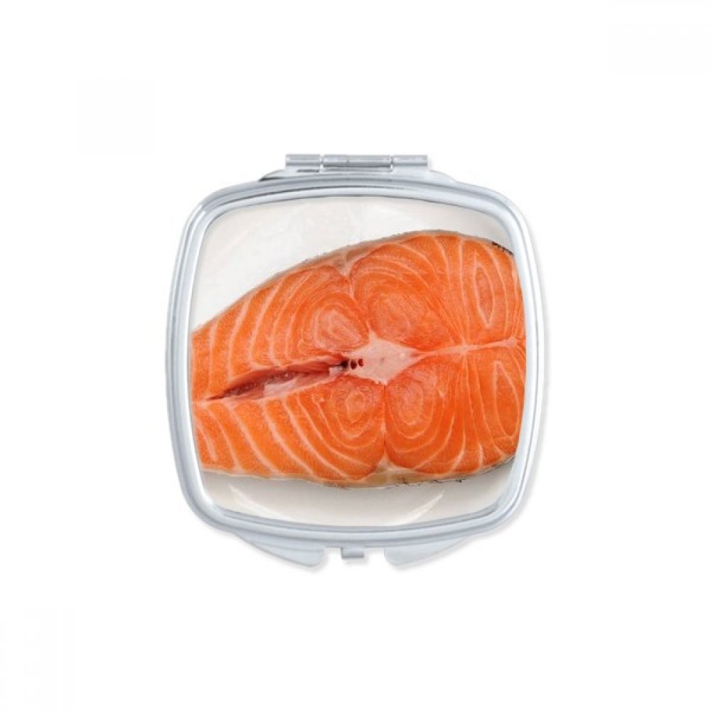 Miroir de poche texture marhakis viande maquillage portable mignon