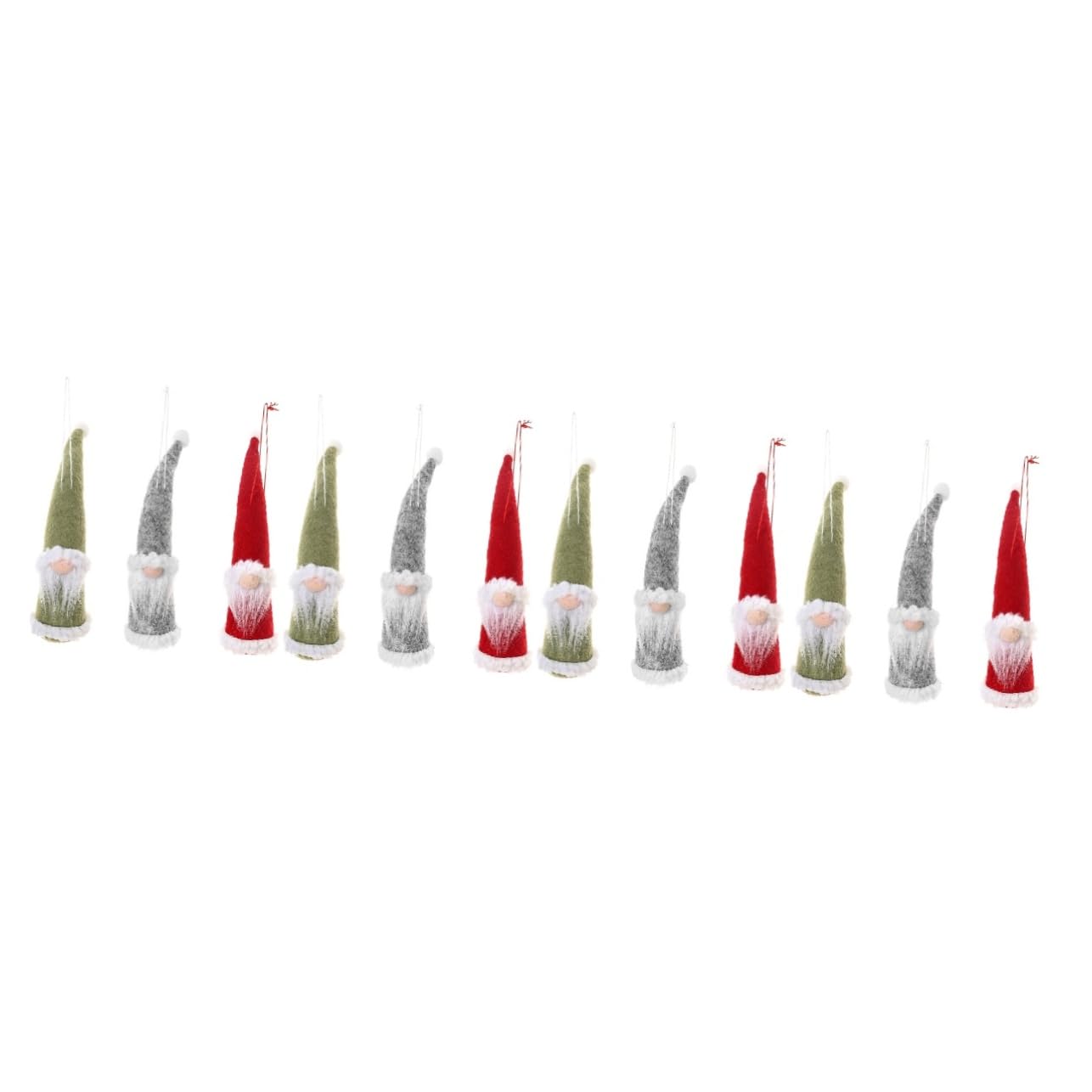 TOPBATHY 4 Set Di Ciondoli A Forma Di Per Albero Di Natale Adorabili Decorazioni Natalizie Per La Fotografia Di Feste in Casa 3 Pezzi * 4