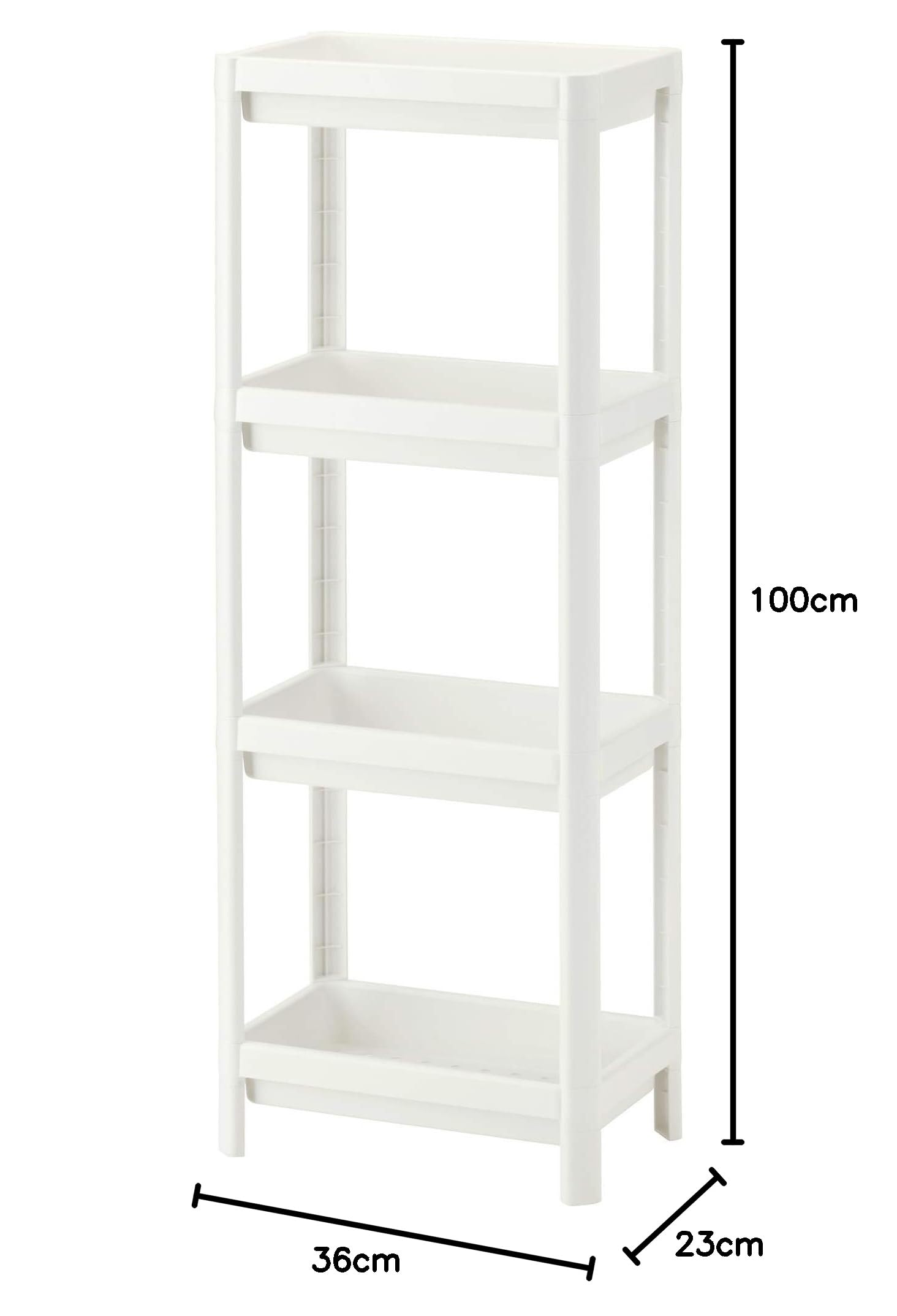 Amazon.co.jp: IKEA(イケア) VESKEN シェルフユニット, ホワイト