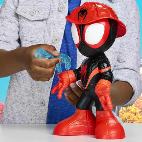 Marvel Spidey and his Amazing Friends Dance ‘N Rescue Miles 'Spin' Morales | 10-inch Electronic Toy with Sounds and Phrases (Amazon Exclusive) - image 5