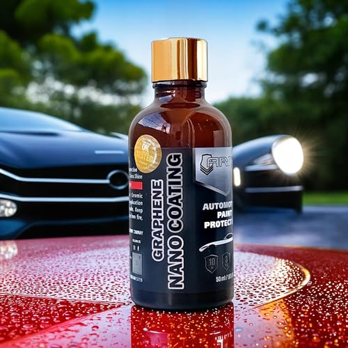 Image of ARMI Graphene Ceramic Nano Coating for Cars - Premium 10H Graphene Hybrid Protection (50 ml) - Professional-Grade | High Gloss | Hydrophobic | UV & Scratch Shield | Easy DIY