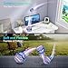 Ivtivfu Flying Orb Ball (Blue, 2025 Upgraded) with Dazzling Lights, Magic Hover Spinner, Cool Boomerang Drone, Floating Cosmic Globe, Kids Toys Gifts for 6 7 8 9 10 Year Old Boys Girls