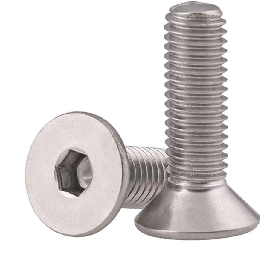 3/4-10 X 3 Flat Head Socket Cap Screws Countersunk Bolts, Allen Socket Drive, Stainless Steel 18-8 (304) - 2 PCS