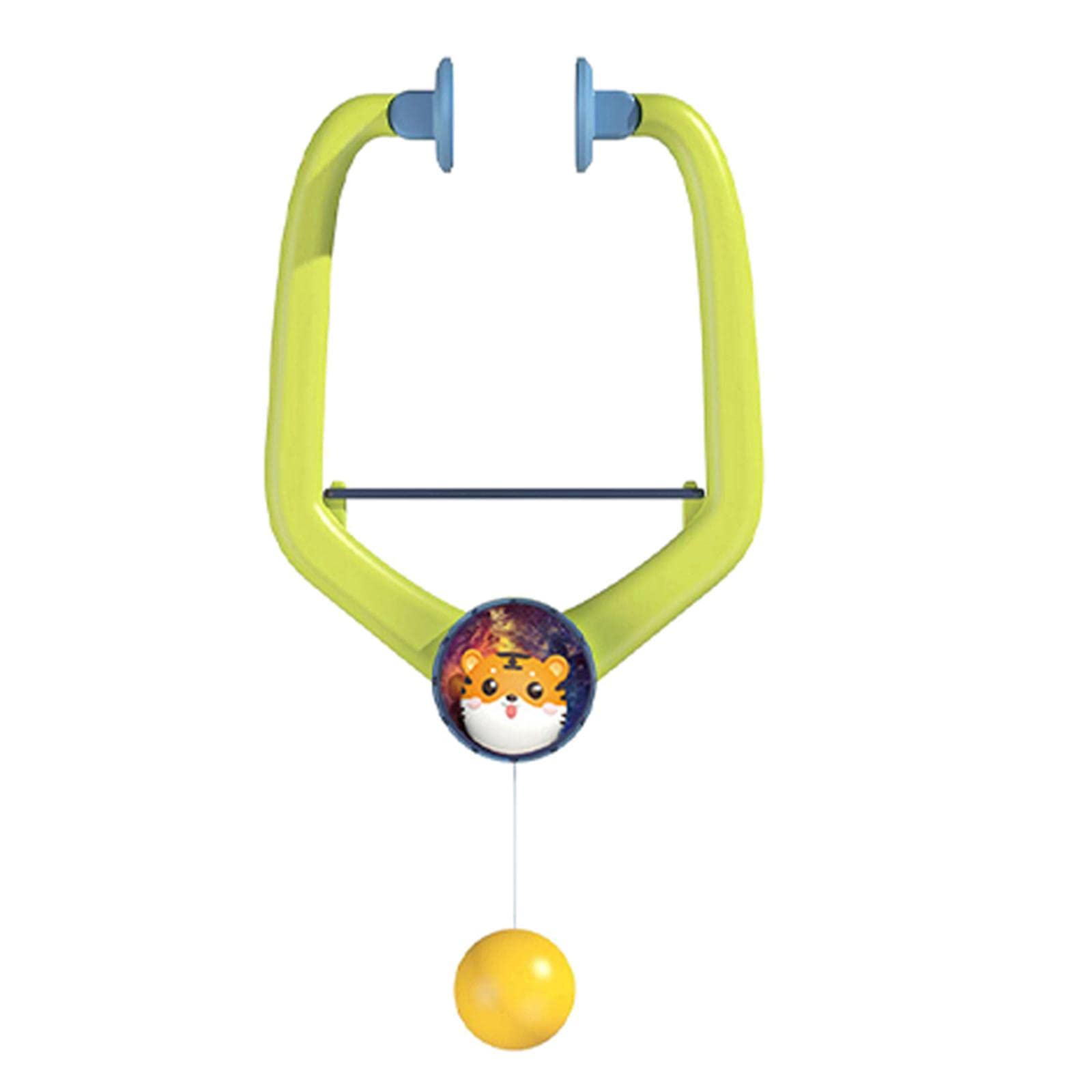 2 Pezzi Pong Set da Interno Appendibile Racchette Palle Portatile Migliora Reazioni Adatto Divertimento Familiare Allenamento