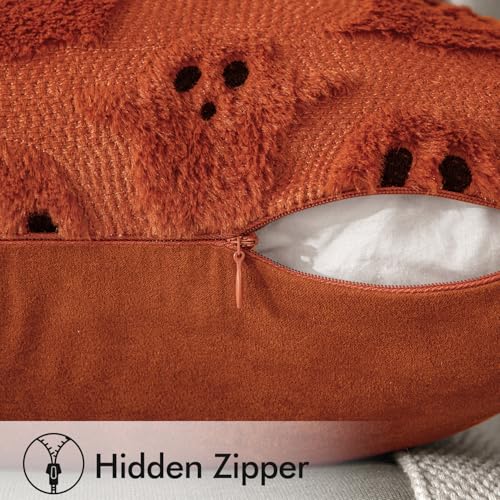 Brunt Orange Halloween Pillow Covers - image 7