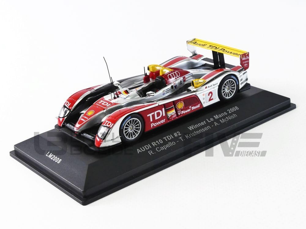 Amazon.co.jp: イクソ 1/43 アウディ R10 TDI 08 ル・マン優勝 #2 R