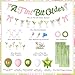 A Tini Bit Older Birthday Decorations, Green Pink Glitter Tiny Bit Older Banner Olive Balloons Garland Cake Toppers Bows Fringe Curtain for Girls Women Martini Bar Birthday Bachelorette Party Supplies