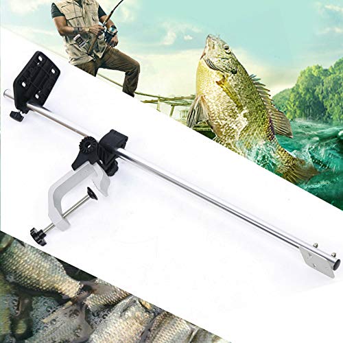 Image of DNYSYSJ Universal Portable Fish Finder Bracket, 360 Adjustable, Aluminum Alloy, Compatible with Most Fish Finders