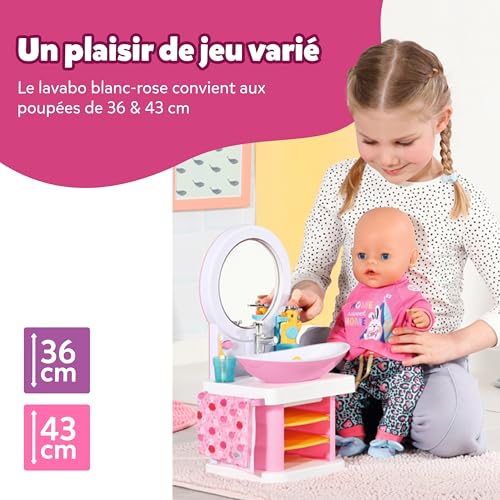 BABY born lavabo interactif le cadeau idéal pour accessoiriser une poupée - 6