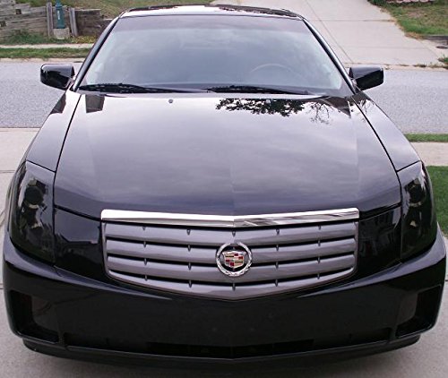 Precut Vinyl Tint Cover for 2003-2007 Cadillac CTS Headlights (20% Dark Smoke)