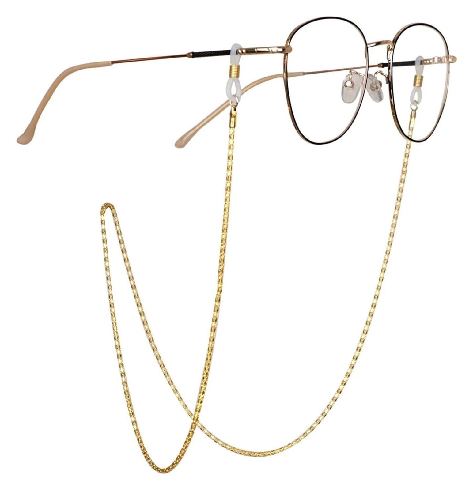 Brillenkette aus Metall | Mehrfarbiger Metall-Brillenketten-Sonnenbrillenhalter