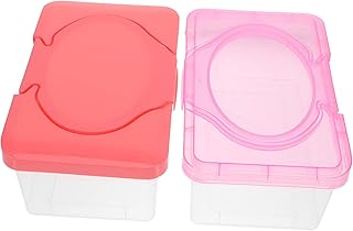 Abaodam Caixa De Lenços Umedecidos Para Bebês 2 Peças Porta-Lenços Umedecidos Dispensador De Lenços Umedecidos Suporte Para Lenços Umedecidos Recipiente De Lenços Umedecidos