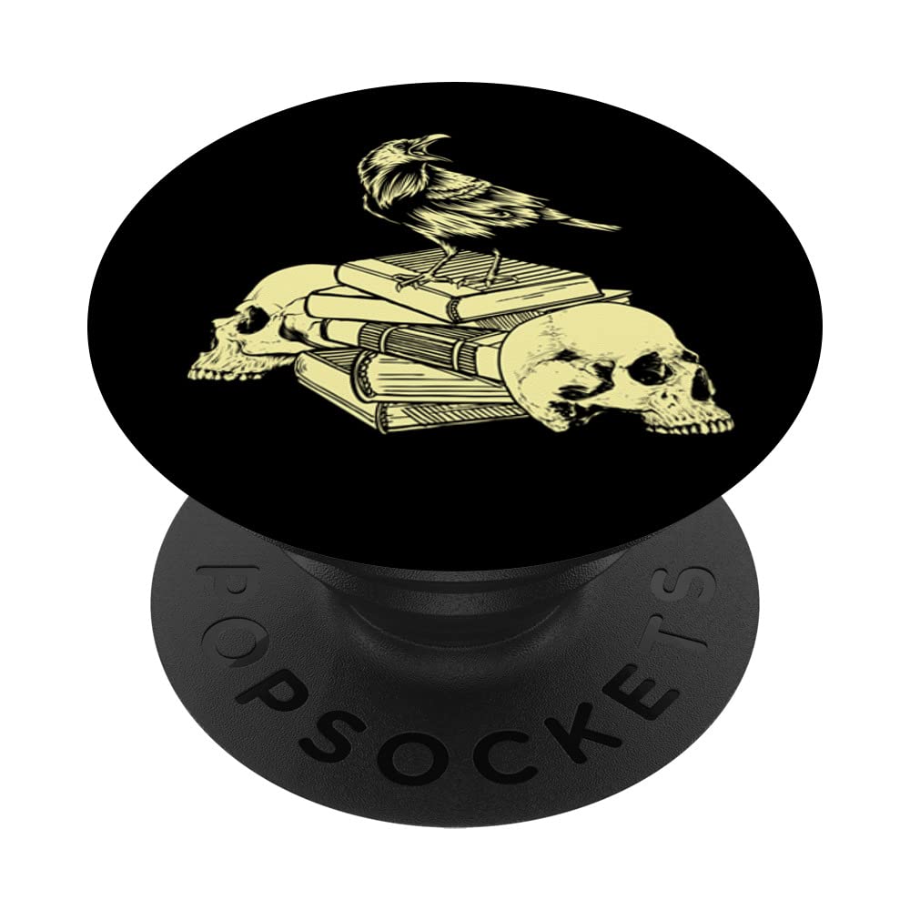 Gothic Crow PopSocket - Occult Wicca Dark Aesthetic Phone Grip & Stand
