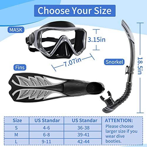 Body+ Snorkel Set For Adults Snorkeling Packages Gear For Men Women thumb #5