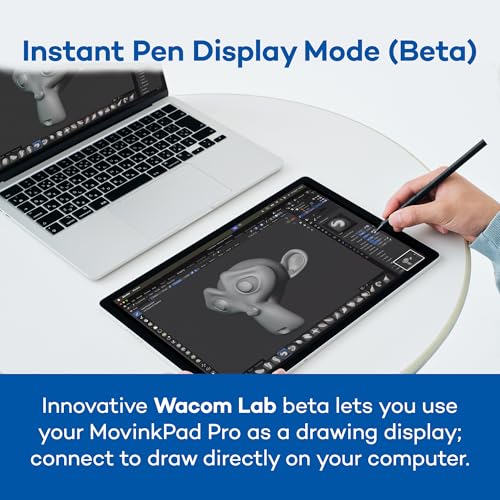 Wacom MovinkPad Pro 14 Drawing Tablet – Pen-on-paper feeling with an OLED screen for True Blacks, Exceptional Contrast, Fast Response, Premium Texture Glass, Ultra-Precise Pro Pen 3 for Creatives - Image 5
