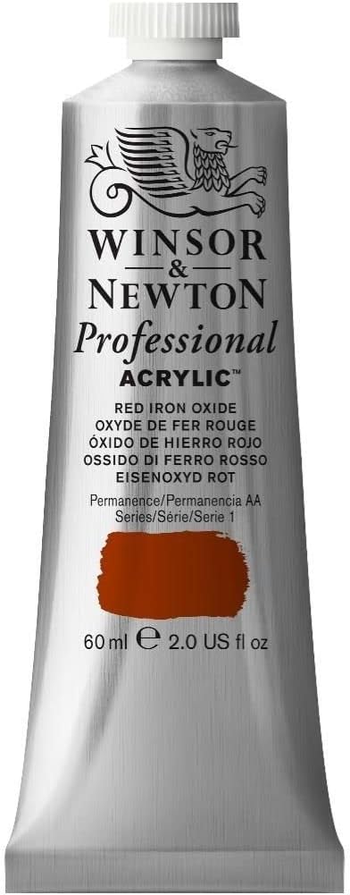 Winsor & Newton Professional Acrylic Paint, 60ml (2-oz) Tube, Red Iron Oxide