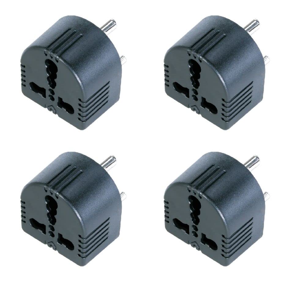 MX 3 Pin Universal Conversion Plug 5A to 15A Power Adapter – Multi-Purpose Socket Connector with Flame Retardant Housing for Home, Office & Travel