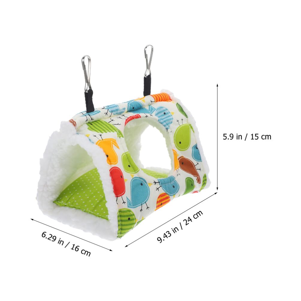 Hztyyier Winter Warm Vogelnesthuis, Zachte Comfortabele Vogels Hideaway Slaapbed Hamster Hangnest voor Vogels Papegaaien Hamsters
