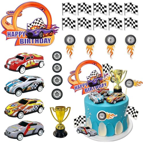 Décoration de gâteau de course pour fête d'enfants : créez un anniversaire formule 1 à la maison