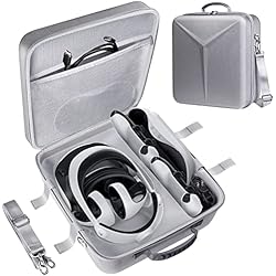 Comparativa Maletas Viaje Hastraith Estuche para Consola PSVR2, Bolsa de Viaje con Bolsillo Incorporado con Cremallera para Guardar Accesorios Pequeños, Bolso Portátil con Correa para Controlador PSVR2